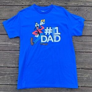 Disney Goofy #1 Dad 100% Cotton Men’s Streetwear Casual S/S Shirt MSRP:$20|Sz:M